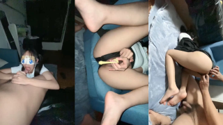 Bịt mắt doggy em ghệ tóc 2 bím P3